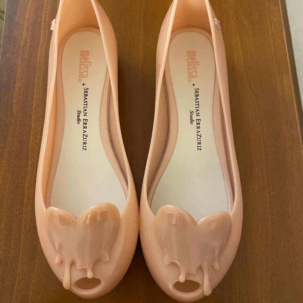 Melissa + Sebastian Errazuriz Heart Flats